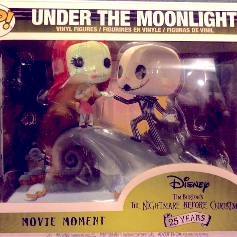 Halloween Sally & Jack Skellington Funko 25Yrs Burton’s Comics Figures Collector
